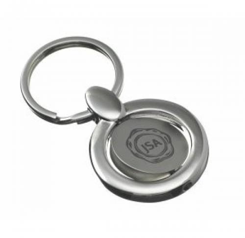RAPALO ROUND SPINNING KEYRING 
